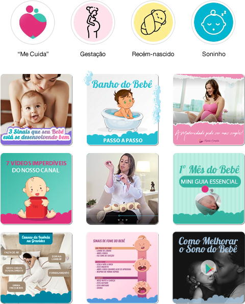 Identidade visual para instagram profissional de curso sobre maternidade.