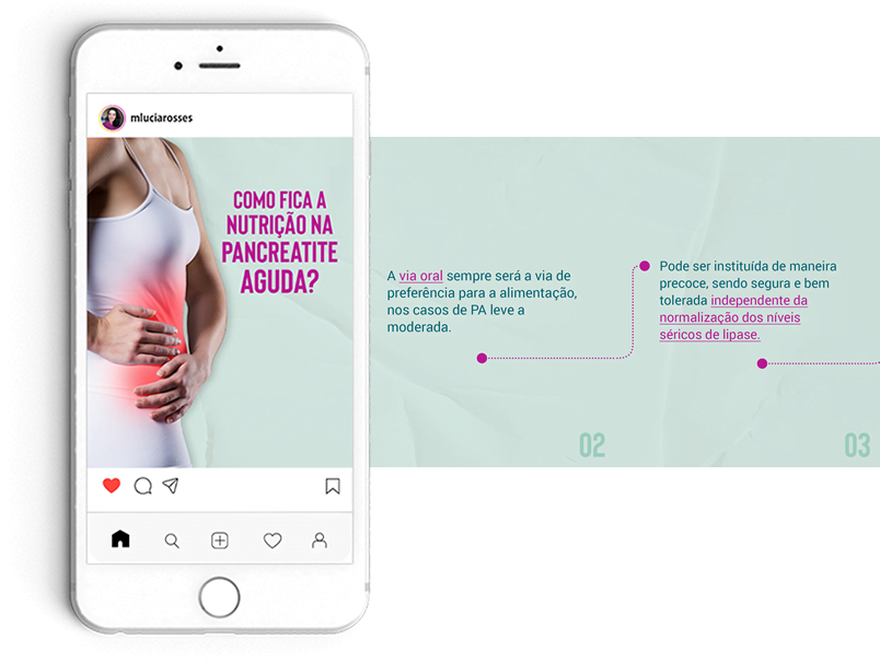 Visual de post carrossel completo para Instagram