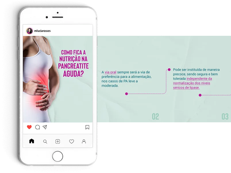 Visual de post carrossel completo para Instagram