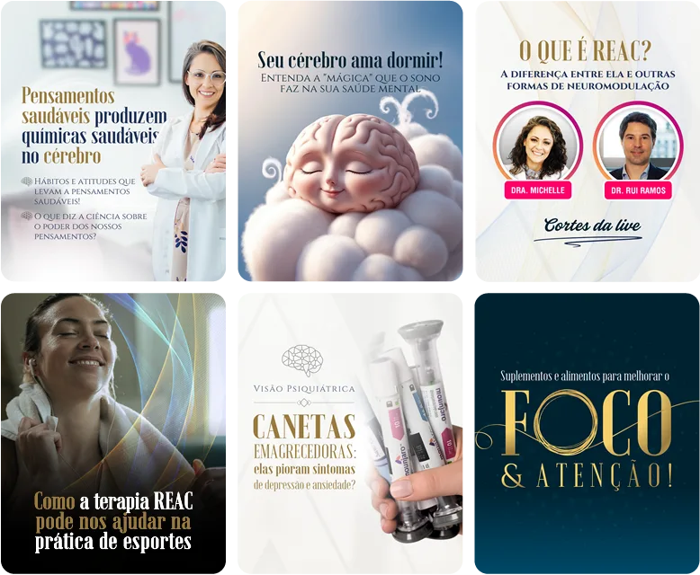Identidade visual para instagram para médica psiquiatra Identidade visual para instagram para médica psiquiatra